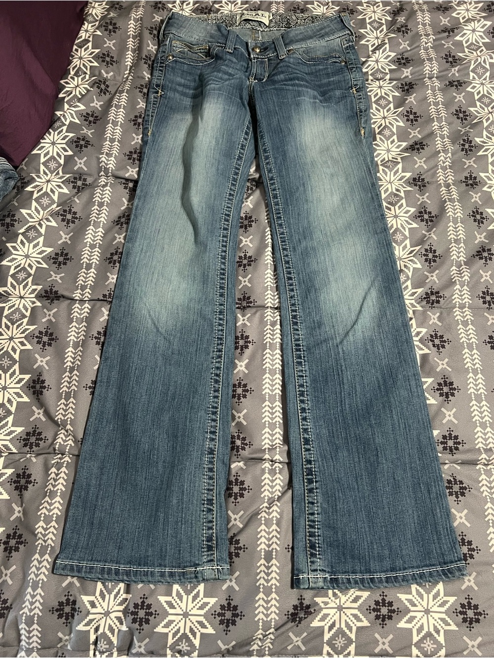 Ariat Women's Light Blue Flared Jeans